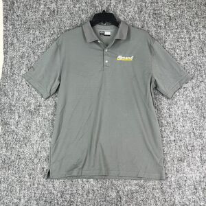Callaway Golf‎ Shirt Mens XL Polo Opti Dri Rugby Microfiber Short Sleeve Gray